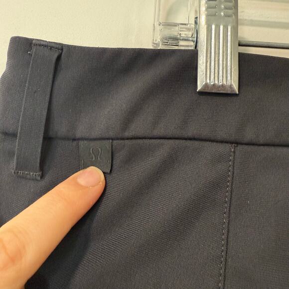 Lululemon Commission Pant Slim ABC Warpstreme Dark Grey 36 Dress Office Chino - Picture 7 of 11